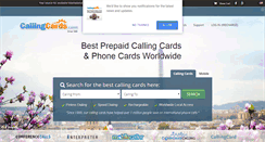 Desktop Screenshot of callingcards.com