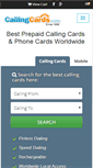 Mobile Screenshot of callingcards.com